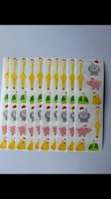 Mrs. Grossman  s Lot Of 10 CHRISTMAS CHUBBY ZOO ANIMALS scrapbooking stickers