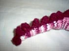 New, amigurumi  burgundy dragon, toasting marshmallow 13" t      a — photo 7