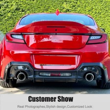 For 2022-24 Toyota Gr86 Subaru Brz Real Carbon Rear Bumper Diffuser Lip Spoiler For 2022-24 Toyota Gr86 Subaru Brz Real Carbon Rear Bumper Diffuser Lip Spoiler
