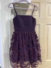 Juniors Purple Homecoming Dress Size 3