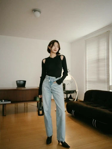 Khaite Damen High-Heeled Kurzstiefel Leder Medium Boots Bare Boots - Bild 7 von 18