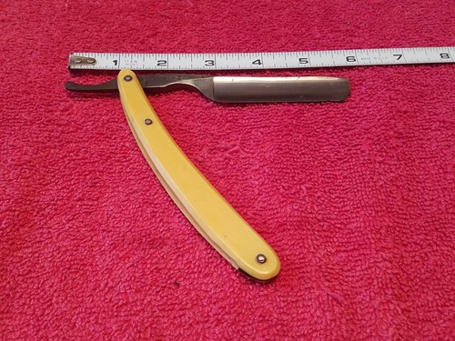 PWO SILVER STEEL VTG STRAIGHT RAZOR - Picture 12 of 22