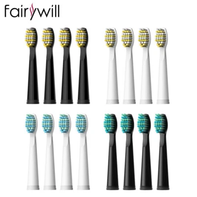 Fairywill Elektrischer Zahnbürstenkopf Weiche/ Hart Borste X8 Dupont Nylon Clean