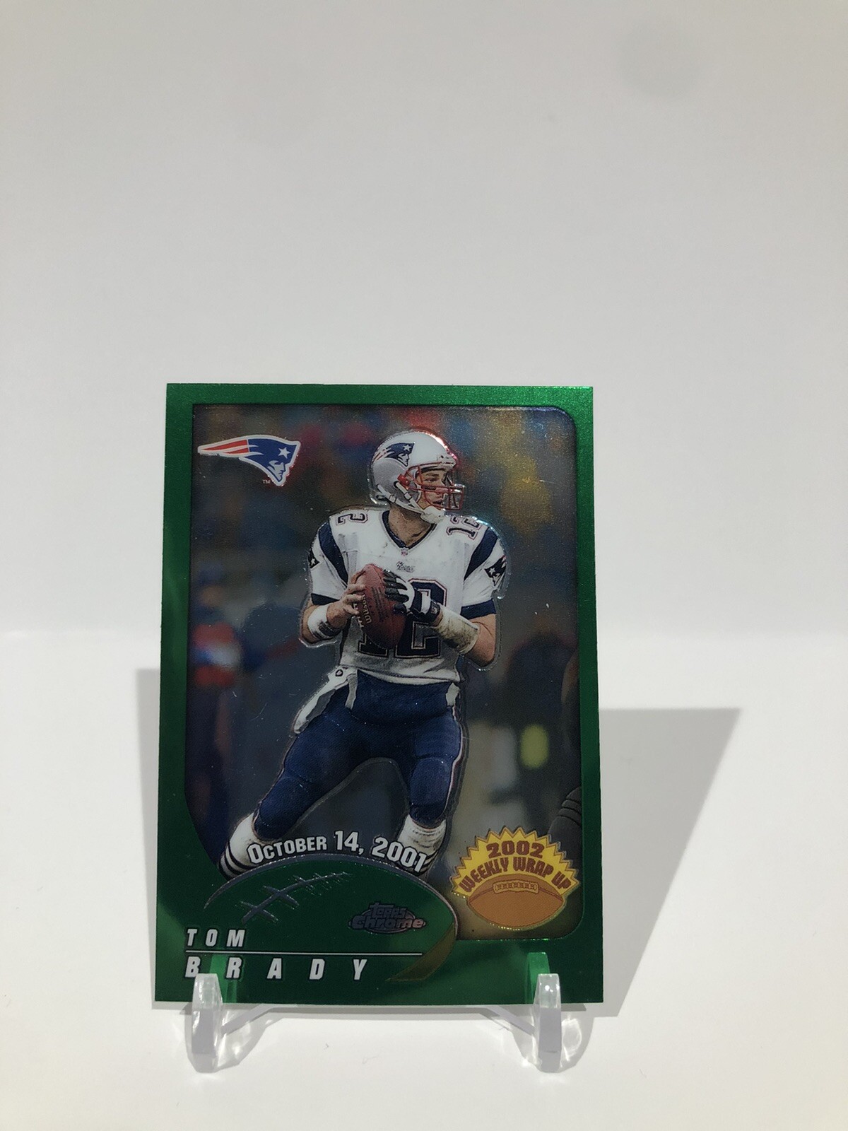 2002 Topps Chrome #150 Tom Brady 1st Year Chrome Sharp 👀