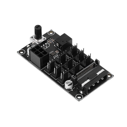 Computer Chassis PWM Violent Fan Speed Controller 9-Channel Fan Hub Controller - Afbeelding 13 van 18