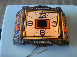 Old Style Beer Clock | eBay