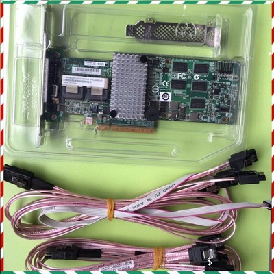 9260-8i LSI Megaraid SAS  RAID controller+SFF-8087 to (4) 7-Pin SATA cables