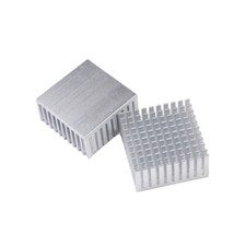 40x40x20mm Aluminium Kühlkörper in Silber heatsink Kühler heat sink IC