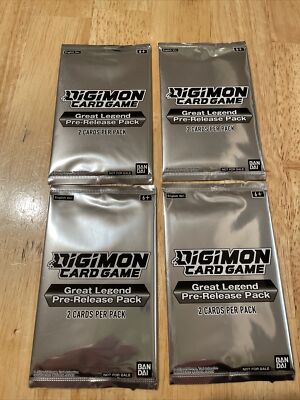 digimon card game bt04 Game: Great Legend [BT-04] Booster Pack Each box also contains a random box topper featuring a parallel design Tamer Card Digimon Card Game BT04 Great