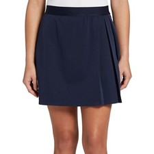 Lady Hagen Women's 16  Side Pleat Golf Skort, XXL, Navy Blue
