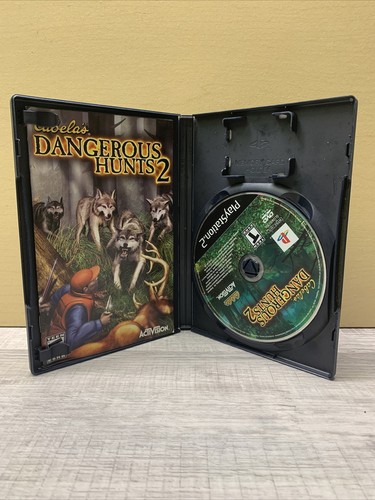 Cabela's Dangerous Hunts 2 (Sony PlayStation 2, 2005 with Manual No Scratches G2 - Picture 3 of 3