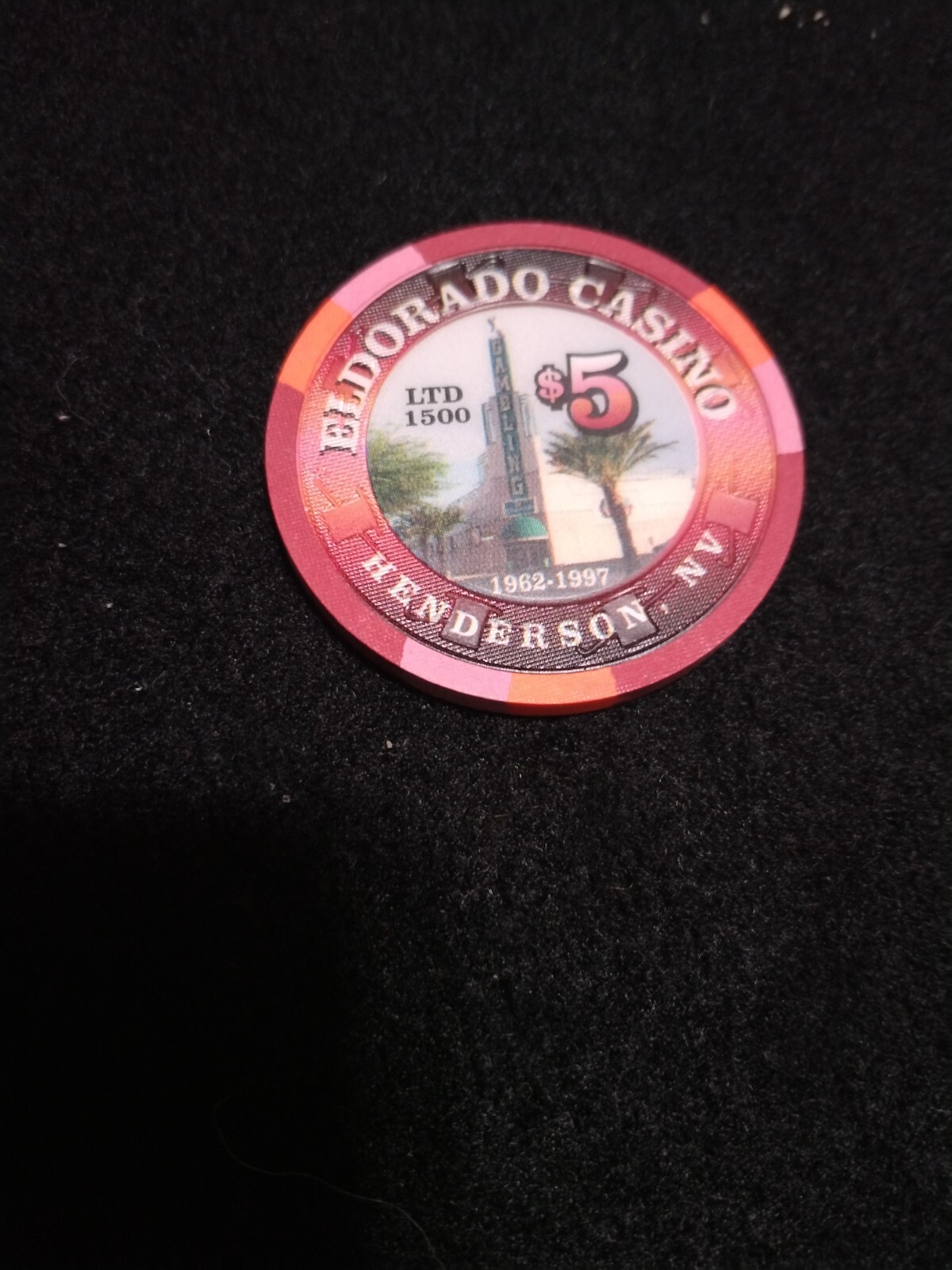 5 el Dorado RENO NEVADA CASINO CHIP W125 eBay