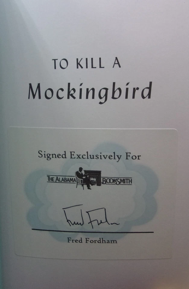 Harper Lee TO KILL A MOCKINGBIRD First ed. Fred Fordham SIGNED Graphic Novel COA - Image 3 of 4