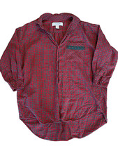 Victoria  s Secret Country Authentic Size Small Red/Green Flannel Sleep shirt