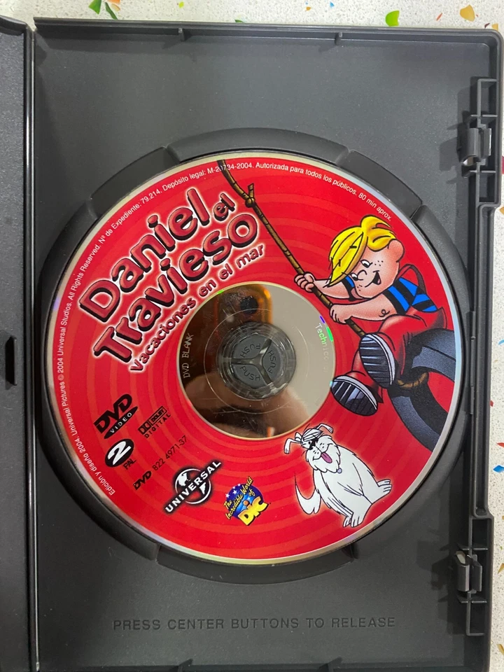 DANIEL EL TRAVIESO DVD VACACIONES EN EL MAR - Imagen 2 de 3