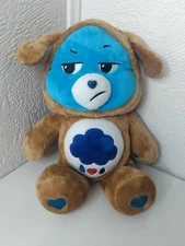 Care Bear Puppy Grumpy Bear Unlock The Magic Basic Fun Plush w/ Removable Hood