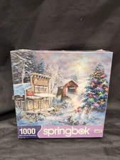 Springbok's 1000 Piece 24” x 30”Jigsaw Puzzle Country Christmas Store New 