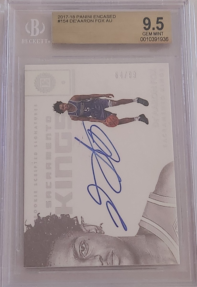 De'Aaron Fox RC autograph /199シリ silver