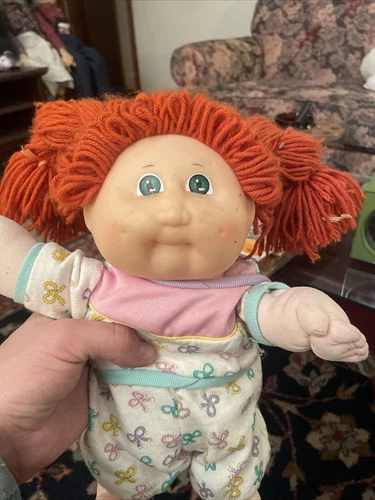 Cabbage Patch Kids Doll Vintage 1987 Girl red hair/blue eyes EXCELLENT!