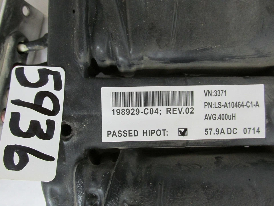 Transformer/ Removed From Invertor Ls-A10464-C1-A  / 57.9 Adc - Avg-400 Uh - Image 2 of 3