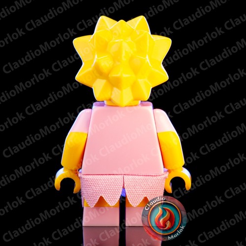 ⭐ LEGO Lisa with Snowball II Simpsons Minifigure sim030 colsim2-3 71009 Serie 2 - Foto 3 di 6