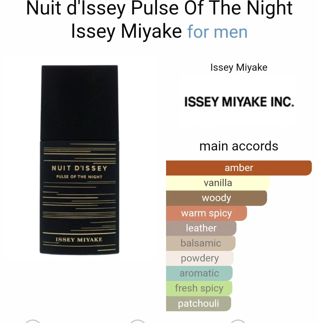 Issey Miyake Nuit D Issey Pulse of The Night Eau de Parfum 100mL