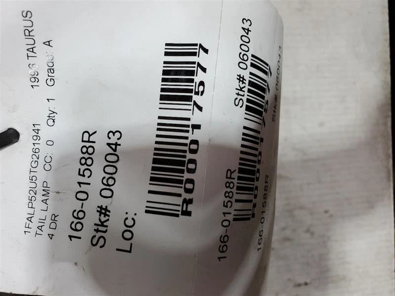 1996-1997, Ford Taurus, Passenger Tail Light Sedan, Part Number-F6DB-13440-A - Image 4 of 4