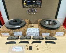 2013-2018 LEXUS ES300H GENUINE OEM NEW FRONT BRAKE ROTORS OEM PADS & SHIMS 