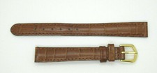 NOS Debeer Europa Wild Alligator Grain Handcrafted Watch Wrist Band 12mm Z82