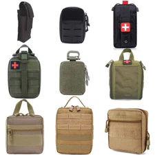 Tactical Molle Medical First Aid Kit IFAK Pouch Emergency EMT EDC Trauma Bag US