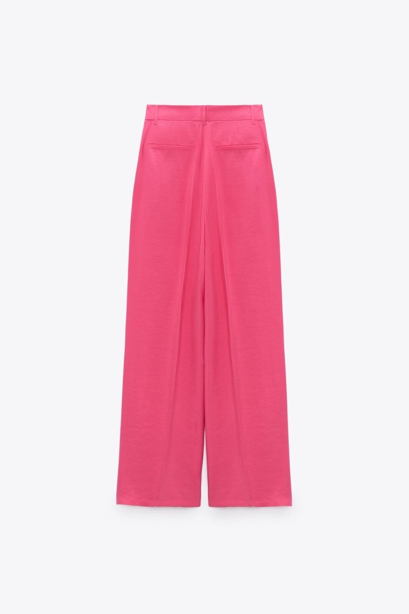 ZARA　パラシュート パンツ　Sサイズ　ピンク ZARA - ZARA パラシュート パンツ Sサイズ ピンクの通販 by
