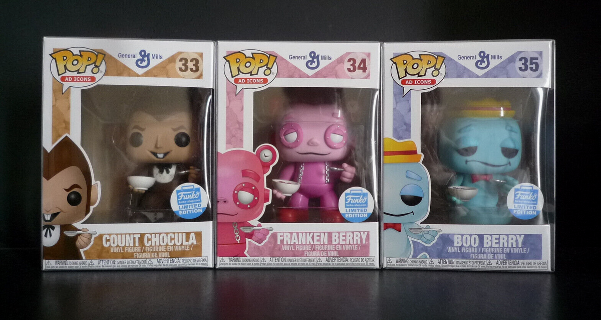 Funko Pop! Ad Icons Cereal Monsters Count Chocula, Franken Berry