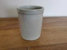 Antique Heavy Crock Beater Jar--Unmarked Stoneware-