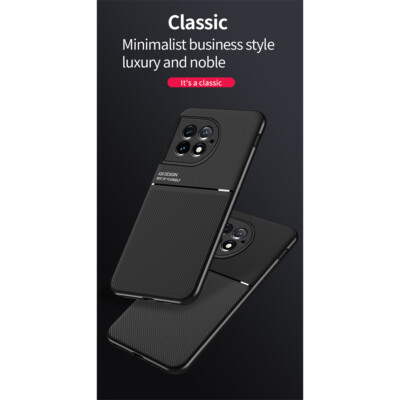For OnePlus 11 10T 9 Pro 9 8T 7T ACE2 Pro Nord Simplicity Slim Magnet Phone Case