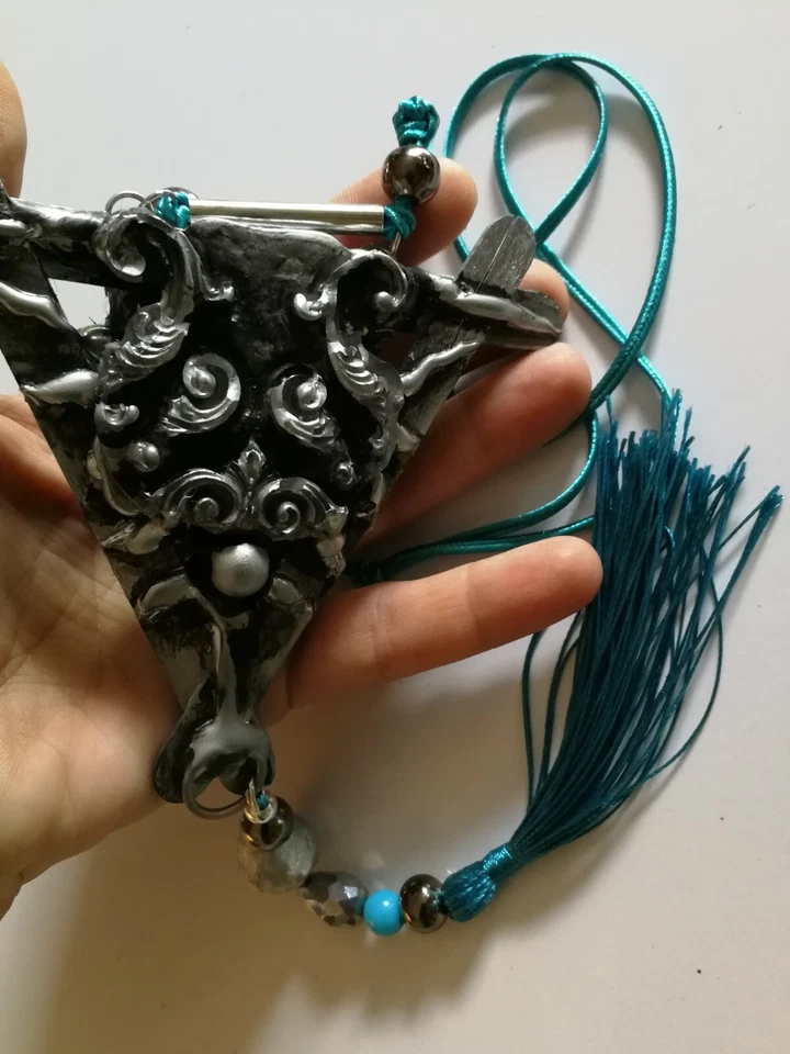 Ojo de Dragón Celta Suerte Talismán Amuleto Mágico Colgante Druida Mal de Ojo Espíritu Guía Foto 2 de 4