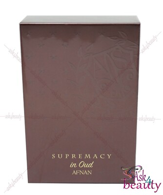 Supremacy In Oud By Afnan 3.4oz/100ml Edp Spray For Men New In Box