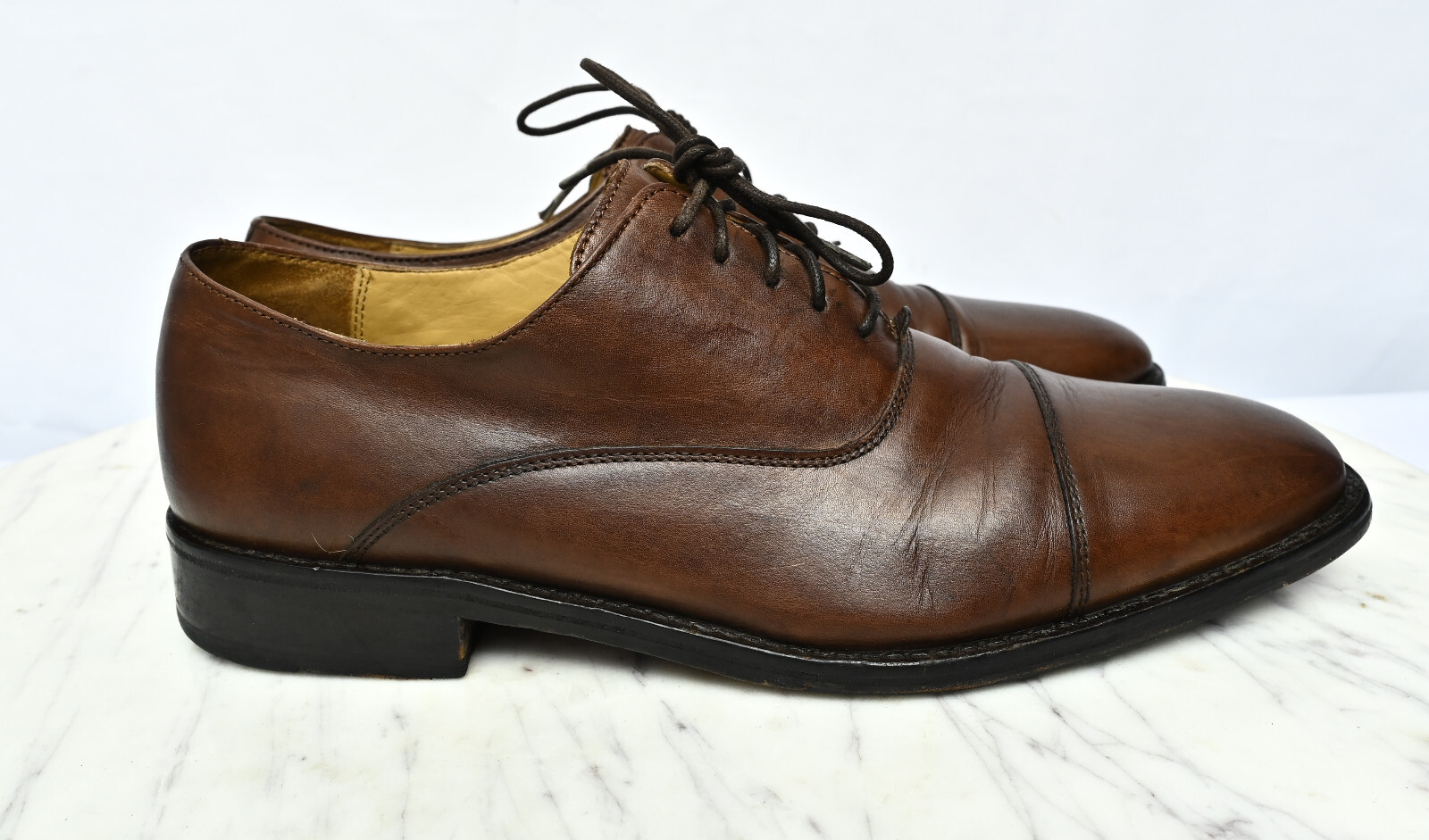 SAOLA Scarpe eleganti classiche Oxford Cole Haan uomo C07516 punta marrone taglia 9 5