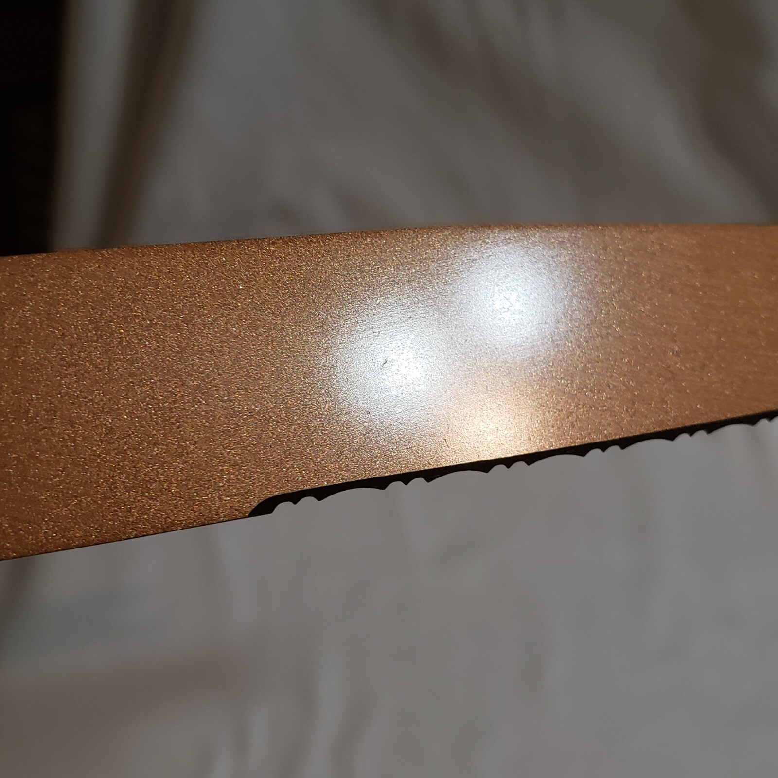 Copper Chef 8" Professional Knife Serrated Multipurpose Slicer Poker on End