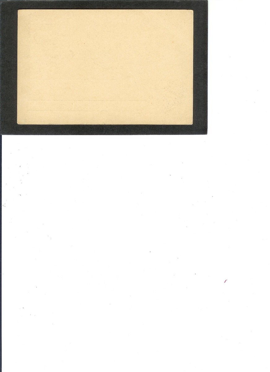 GERMANY VINTAGE POSTAL CARD A-11 Design 1900 issue 
