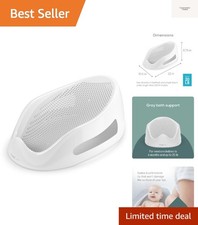 Baby Bath Support Gray  Ideal for Babies Less Than 6 Old