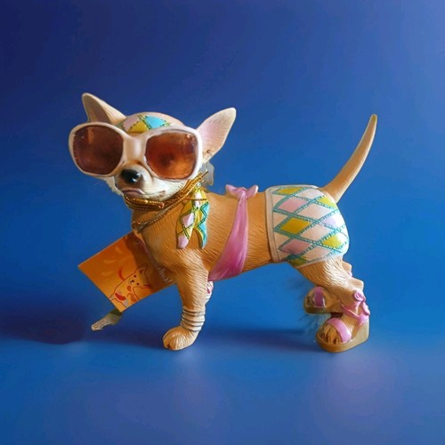 Aye Chihuahua Beach Bikini Dog - Resin Figurine by Westland 