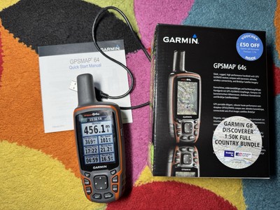 Garmin GPSMap64s with GB Discoverer 1:50k OS Maps | eBay UK Garmin GPSMap64s with GB Discoverer 1:50k OS Maps | eBay UK