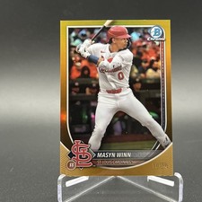 2025 Bowman Chrome Masyn Winn Gold Refractor /50 #64 SP