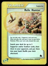 Pokemon Cards Relic Hunter 120/144 Reverse Holo Skyridge Uncommon NM on eBay