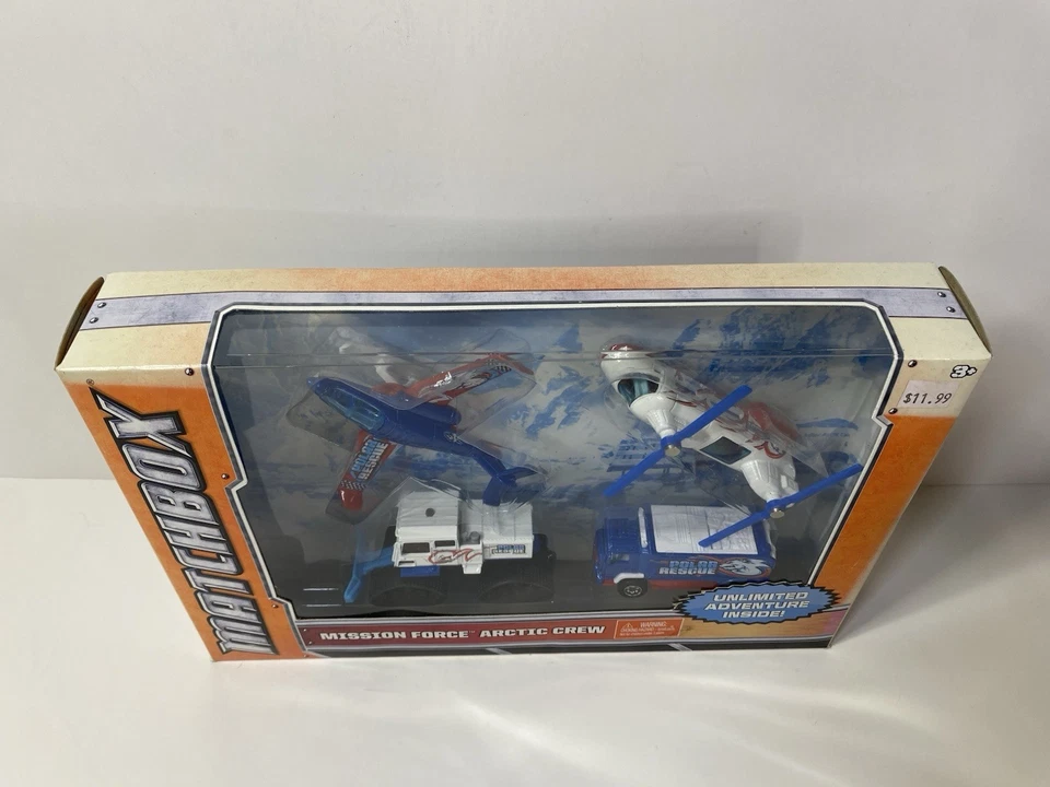 Matchbox Sky Busters Mission Force Arctic Adventure Pack W5286 Foto 4 de 4