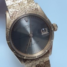 Vintage Rolex Midsize 31 mm Zephyr 18K Yellow Gold Watch 6636 / 6627 Circa 1963