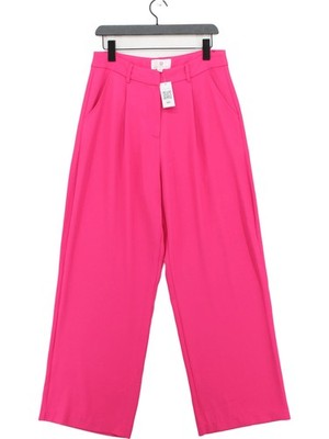 Forever Unique Damen Hose UK 12 Rosa Polyester mit Elasthan Capri