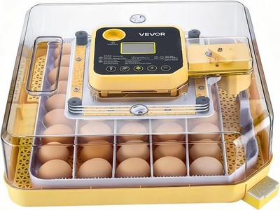VEVOR 48 Egg Incubator Automatic Turner LED Candler