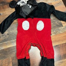 Disney Store Mickey Mouse Plush Costume Baby Toddler 6-12 Months Halloween