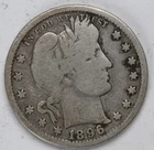 VG 1896 Barber Quarter